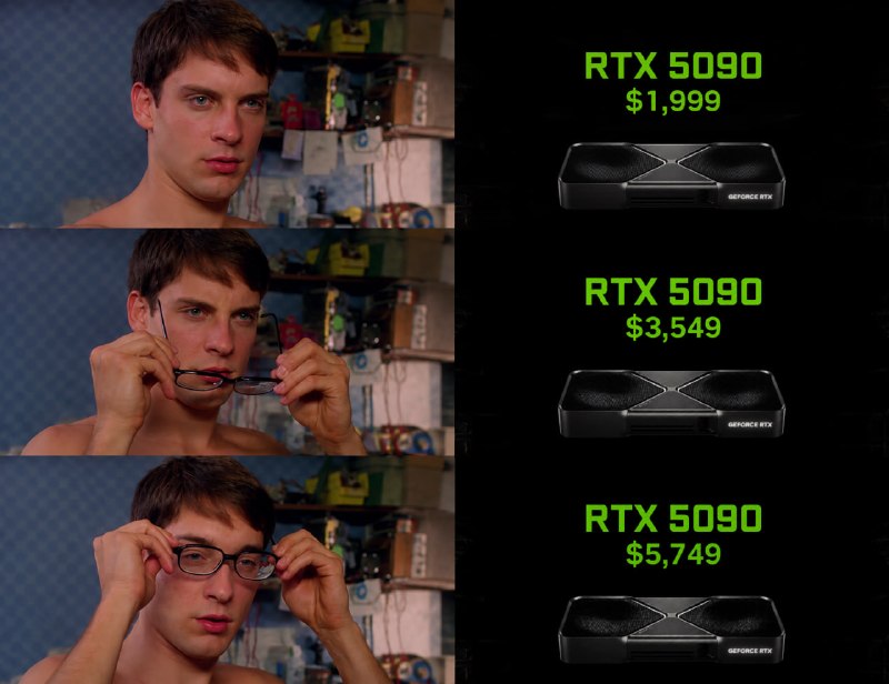 RTX 5090 взлетела в цене до $5000