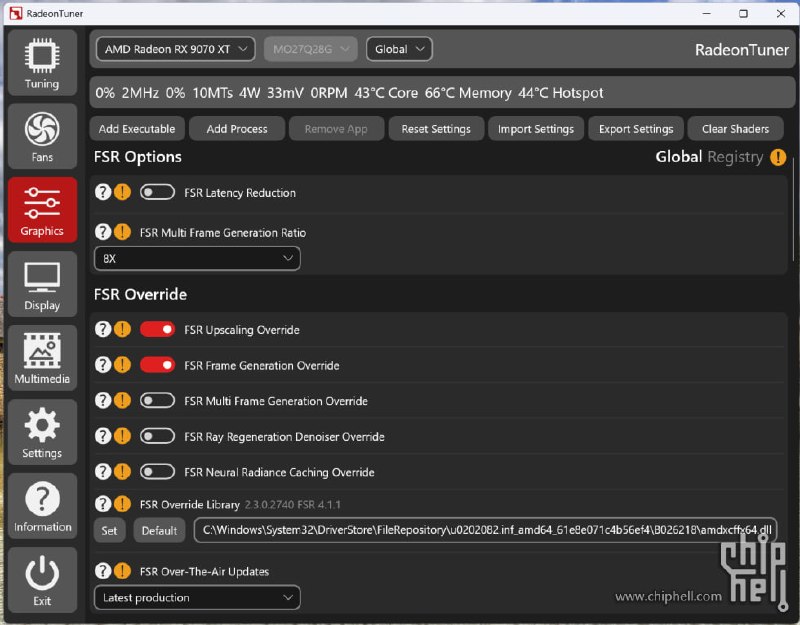 AMD тестирует FSR Multi-Frame Generation до 8x