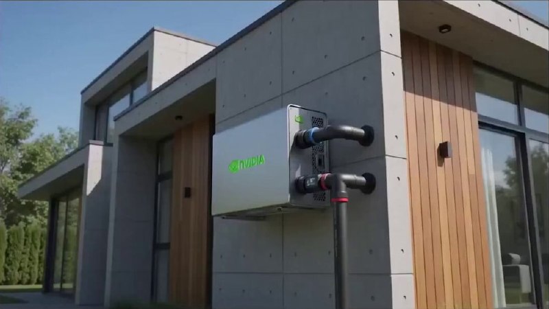 Nvidia испытывает домашние мини-ЦОД на стенах домов