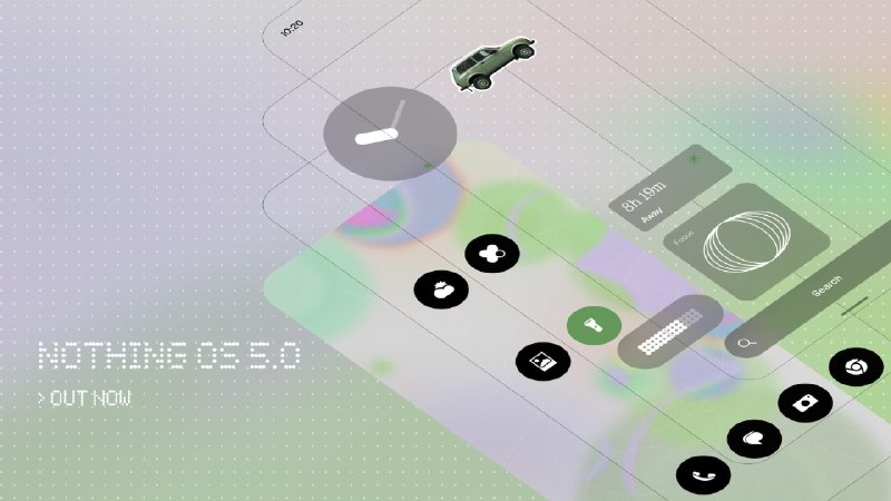 Nothing показала OS 5.0 с полупрозрачным дизайном