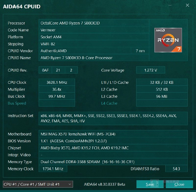 Ryzen 7 5800X3D разных лет оказался одинаковым по скорости