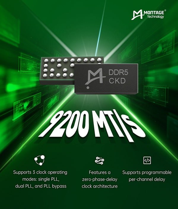 Montage запустила чипы для быстрой DDR5