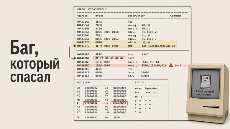 У Mac нашли баг в ПЗУ, который 35 лет маскировал сам процессор